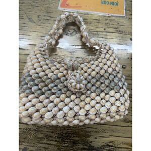 Vintage Cowrie Shell Handbag